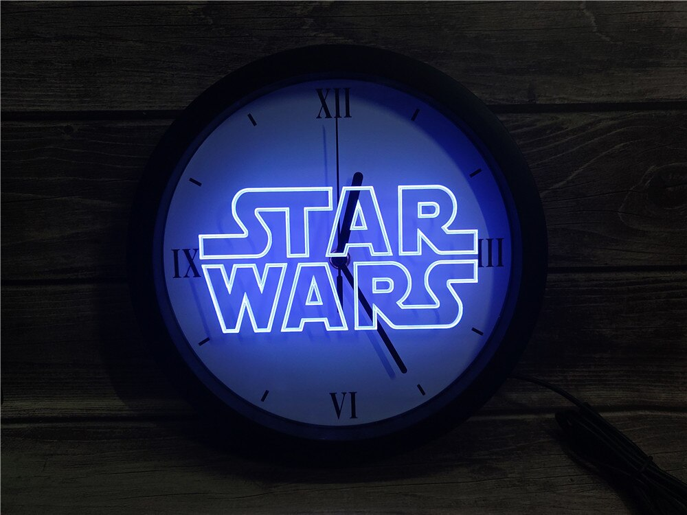 Star Wars LED Wall Clock - Multicolor - TheLedHeroes
