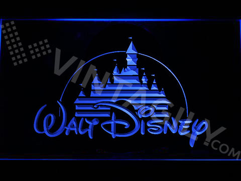 Walt Disney LED Sign - Blue - TheLedHeroes