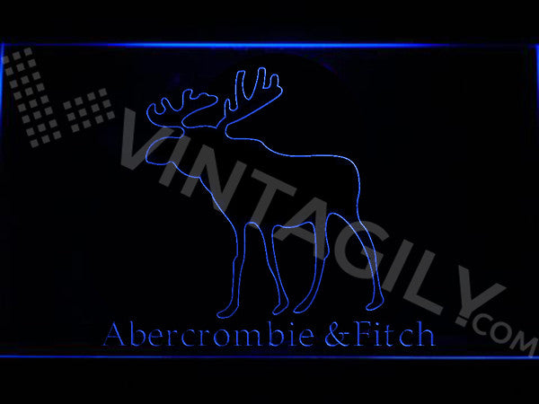 FREE Abercrombie & Fitch LED Sign - Blue - TheLedHeroes