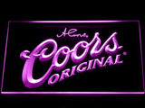 Coors Light Original LED Neon Sign Electrical - Purple - TheLedHeroes