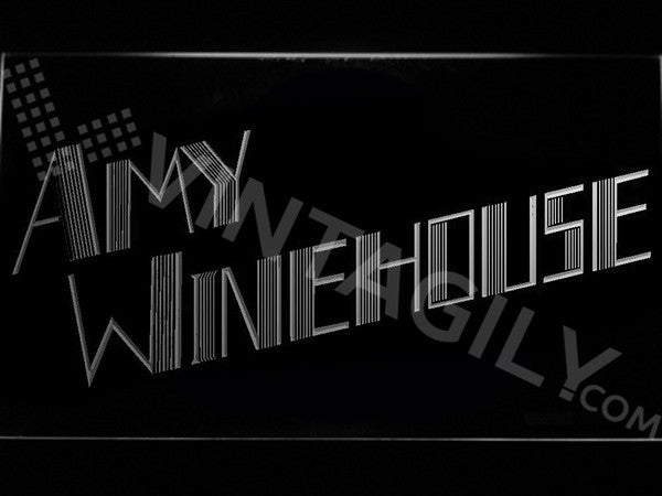 Amy Winehouse LED Sign - White - TheLedHeroes