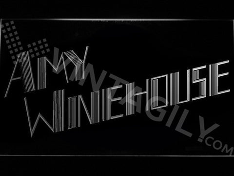 Amy Winehouse LED Sign - White - TheLedHeroes