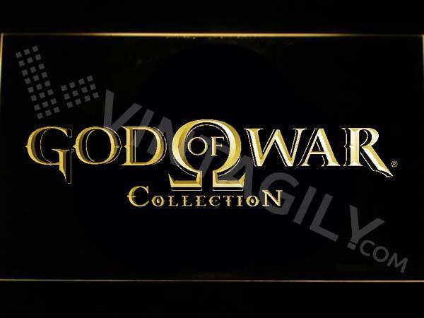 God of War LED Neon Sign Electrical - Yellow - TheLedHeroes