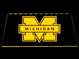 Michigan Wolverines LED Neon Sign Electrical - Yellow - TheLedHeroes