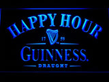 Guinness Draught Happy Hour LED Neon Sign Electrical - Blue - TheLedHeroes