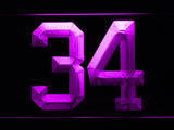 FREE Minnesota Twins #34 Kirby Pucket LED Sign - Purple - TheLedHeroes