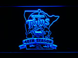 FREE Minnesota Twins 40th Anniversary LED Sign - Blue - TheLedHeroes