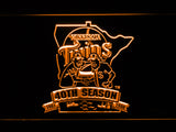 FREE Minnesota Twins 40th Anniversary LED Sign - Orange - TheLedHeroes