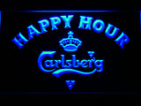 FREE Carlsberg Happy Hour LED Sign - Blue - TheLedHeroes