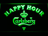FREE Carlsberg Happy Hour LED Sign - Green - TheLedHeroes