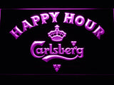 FREE Carlsberg Happy Hour LED Sign - Purple - TheLedHeroes