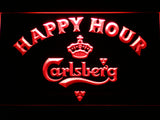 FREE Carlsberg Happy Hour LED Sign - Red - TheLedHeroes