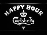 FREE Carlsberg Happy Hour LED Sign - White - TheLedHeroes