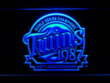 Minnesota Twins 20th Anniversary LED Neon Sign USB - Blue - TheLedHeroes