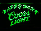 FREE Coors Light Happy Hour LED Sign - Green - TheLedHeroes