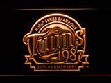 FREE Minnesota Twins 20th Anniversary LED Sign - Orange - TheLedHeroes