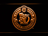 Minnesota Twins 50th Anniversary LED Neon Sign USB - Orange - TheLedHeroes