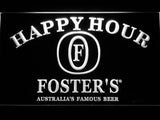 Foster Happy Hour LED Neon Sign USB - White - TheLedHeroes