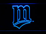 Minnesota Twins (4) LED Neon Sign USB - Blue - TheLedHeroes