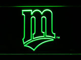 Minnesota Twins (4) LED Neon Sign USB - Green - TheLedHeroes