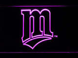 Minnesota Twins (4) LED Neon Sign USB - Purple - TheLedHeroes
