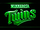 Minnesota Twins (5) LED Neon Sign USB - Green - TheLedHeroes