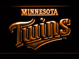 Minnesota Twins (5) LED Neon Sign USB - Orange - TheLedHeroes