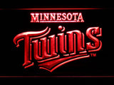 Minnesota Twins (5) LED Neon Sign Electrical - Red - TheLedHeroes