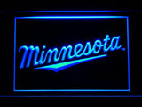 Minnesota Twins (6) LED Neon Sign Electrical - Blue - TheLedHeroes