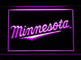 Minnesota Twins (6) LED Neon Sign USB - Purple - TheLedHeroes