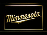 Minnesota Twins (6) LED Neon Sign Electrical - Yellow - TheLedHeroes