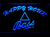 Bass Happy Hour LED Neon Sign Electrical - Blue - TheLedHeroes