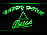 Bass Happy Hour LED Neon Sign Electrical - Green - TheLedHeroes
