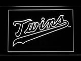 Minnesota Twins (7) LED Neon Sign Electrical - White - TheLedHeroes