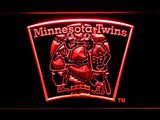 Minnesota Twins (8) LED Neon Sign Electrical - Red - TheLedHeroes