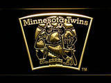 Minnesota Twins (8) LED Neon Sign Electrical - Yellow - TheLedHeroes