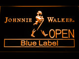 FREE Johnnie Walker Blue Label Open LED Sign - Orange - TheLedHeroes