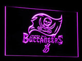 Tampa Bay Buccaneers LED Neon Sign USB - Purple - TheLedHeroes