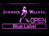 FREE Johnnie Walker Blue Label Open LED Sign - Purple - TheLedHeroes