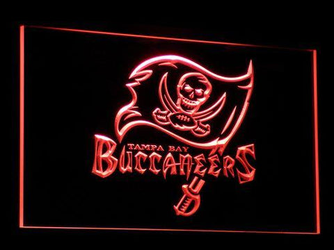 Tampa Bay Buccaneers LED Neon Sign Electrical - Red - TheLedHeroes