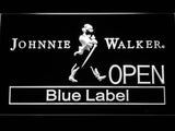 Johnnie Walker Blue Label Open LED Neon Sign Electrical - White - TheLedHeroes