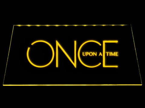 Once Upon a Time LED Neon Sign Electrical - Yellow - TheLedHeroes