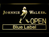 FREE Johnnie Walker Blue Label Open LED Sign - Yellow - TheLedHeroes