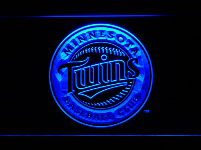 FREE Minnesota Twins (9) LED Sign - Blue - TheLedHeroes
