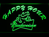 FREE Budweiser Frog Happy Hour LED Sign - Green - TheLedHeroes
