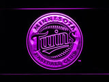Minnesota Twins (9) LED Neon Sign USB - Purple - TheLedHeroes