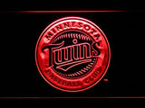 Minnesota Twins (9) LED Neon Sign USB - Red - TheLedHeroes