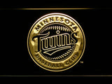 Minnesota Twins (9) LED Neon Sign Electrical - Yellow - TheLedHeroes