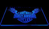 FREE Harley Davidson Skull LED Sign - Blue - TheLedHeroes