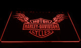FREE Harley Davidson Skull LED Sign - Red - TheLedHeroes